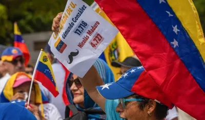 Protesta convocada por María Corina Machado.