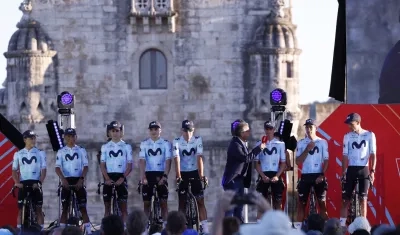 Presentación del equipo de Movistar.