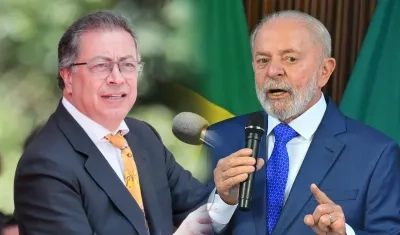 Gustavo Petro y Lula da Silva.