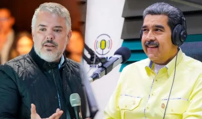 Iván Duque y Nicolás Maduro.