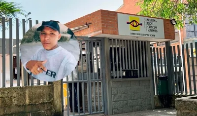 El joven fallecido y Medicina Legal.