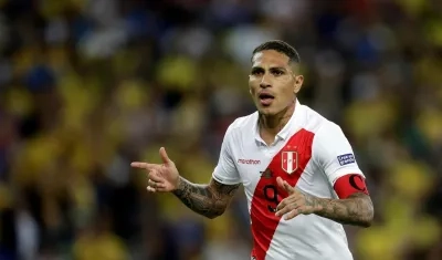 Paolo Guerrero, atacante de la selección peruana.