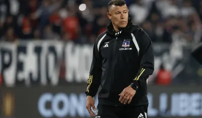 El argentino Jorge Almirón, director técnico del Colo Colo.