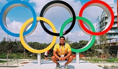 Luis Arrieta, entrenador de la Selección Colombia de pesas. 