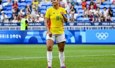 El lamento de Catalina Usme luego de fallar el primer cobro en la tanda de penales contra España. 