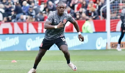 Edwuin Cetré ingresó en el segundo tiempo por Pablo Piatti. 