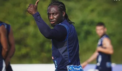 Yimmi Chará estaría en la formación inicialista contra el Pasto.