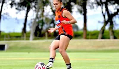 Daniela Garavito, jugadora de la Selección Colombia. 