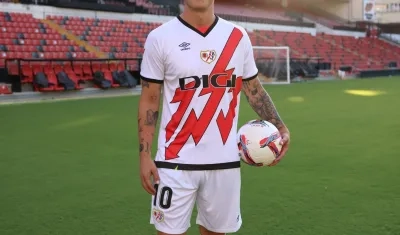 James Rodríguez firmó esta semana como nuevo jugador del Rayo Vallecano. 