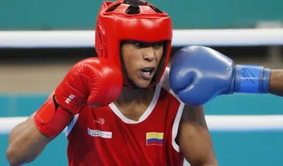 Valeria Arboleda, boxeadora colombiana. 