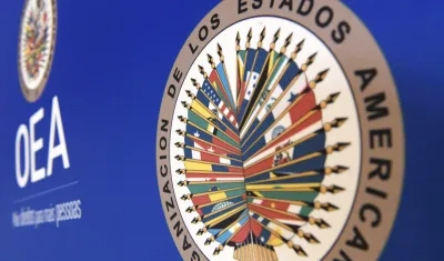 Logo de la OEA.