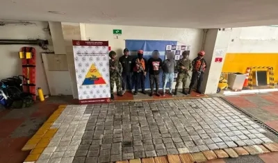 367 kilos de cocaína y 14 de marihuana.