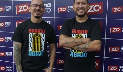 Charlie Martínez Iglesias y Luis Miranda Sarmiento, creadores de 'Barrio Abajo Tour'. 