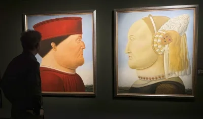 Obras del maestro Fernando Botero. 