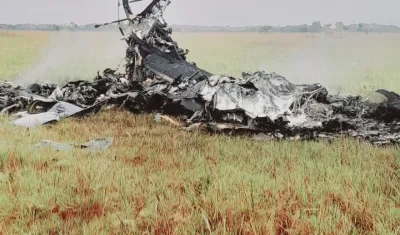 Imagen del accidente.