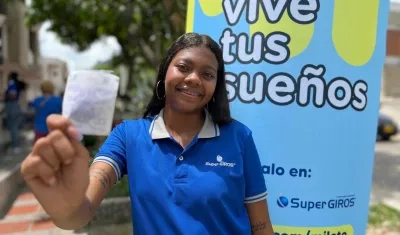 Zharit Acosta la portadora de la suerte que con su equivocación hizo millonaria a una mujer en Barranquilla.
