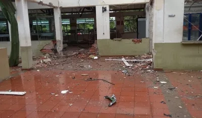 Unidad militar fue atacada.