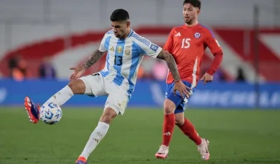 Aspecto del partido de esta noche. 