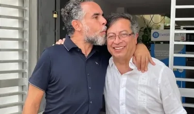 Armando Benedetti y Gustavo Petro.
