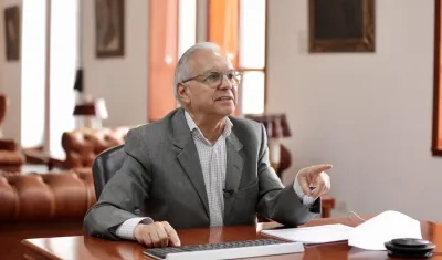 Ricardo Bonilla, ministro de Hacienda.