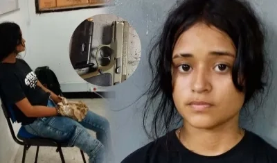 Simoney María Lujano Risco, de 19, una de las capturadas. 