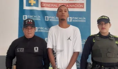 Alfredo Junior De Alba De Ávila al ser capturado la semana pasada. 