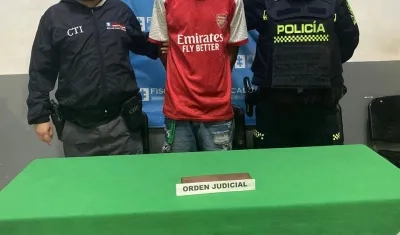 El capturado quedó a disposición de la Fiscalía. 