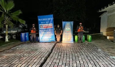 Un cargamento de cocaína incautado 