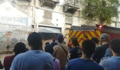 Lugar donde ocurrió el accidente. 