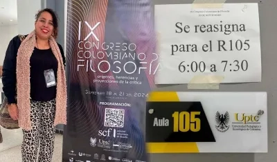 La docente Dayana De La Rosa Carbonell.