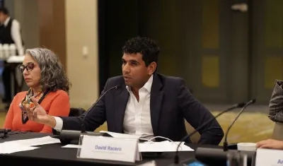 David Racero, representante del Pacto Histórico. 