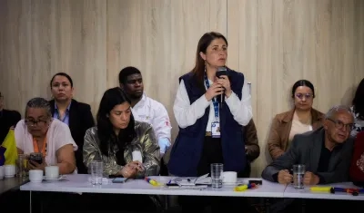 La Defensora del Pueblo, Iris Marín.