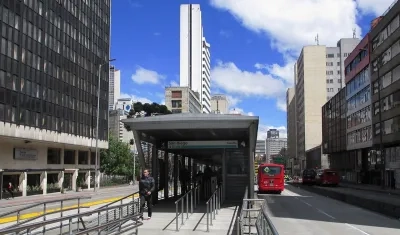 Estación San Diego, de Transmilenio.