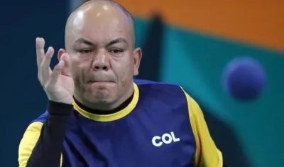 Edilson Chica durante su presentación en los Juegos Paralímpicos.