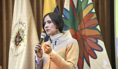 Ministra de Medio Ambiente de Colombia, Susana Muhamad. 