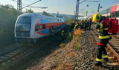 Imagen del accidente. 