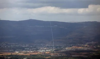 Misil lanzado por Hizbulá.