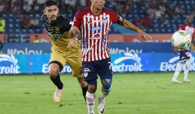 Carlos Bacca, delantero y capitán del Junior. 