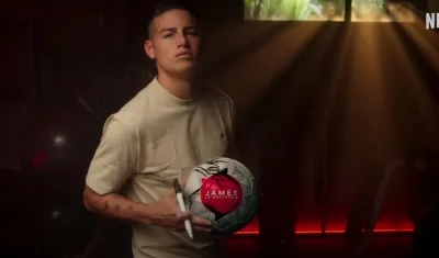 Netflix dio a conocer el tráiler de la serie documental del jugador de fútbol James Rodríguez.