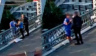 Imágenes del suceso.