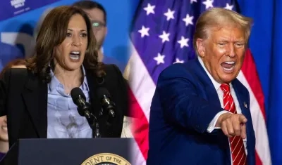 Kamala Harris y Donald Trump.