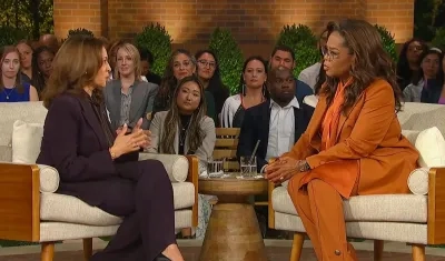 Kamala Harris y Oprah Winfrey.