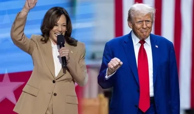 Kamala Harris y Donald Trump.
