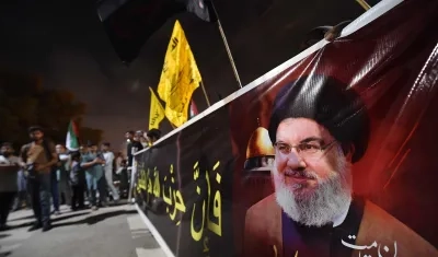 Hasán Nasrala, muerto en un bombardeo israelí en Líbano. 