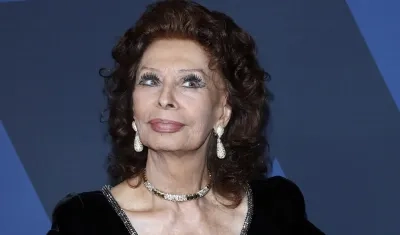 La actriz Sophia Loren.