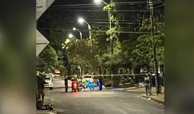 Lugar donde fue hallado el carro bomba. 