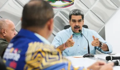 El Presidente de Venezuela, Nicolás Maduro.