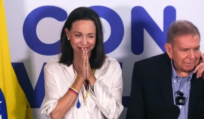 María Corina Machado y Edmundo González.