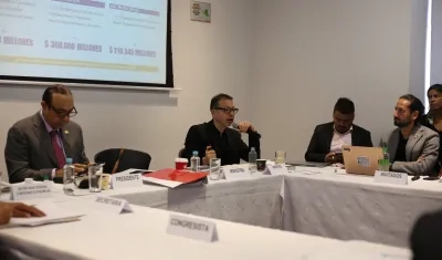 El Ministro de Cultura, Juan David Correa.