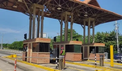 Peaje Papiros en Puerto Colombia.